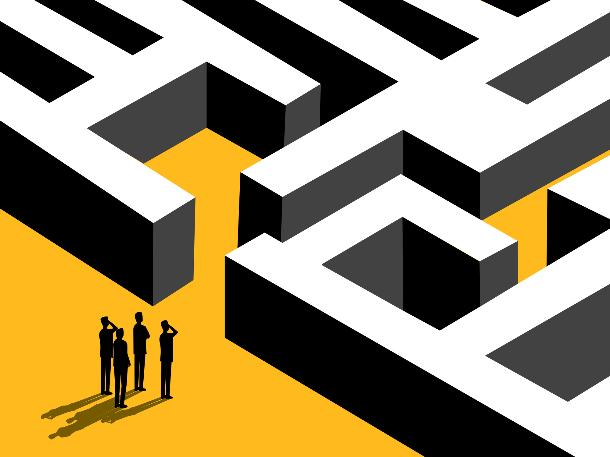 Perplexed association members of complex business problems